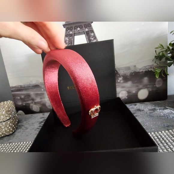 Dolce & Gabbana Beauty Velvet Headband-NIB - Picture 3 of 11